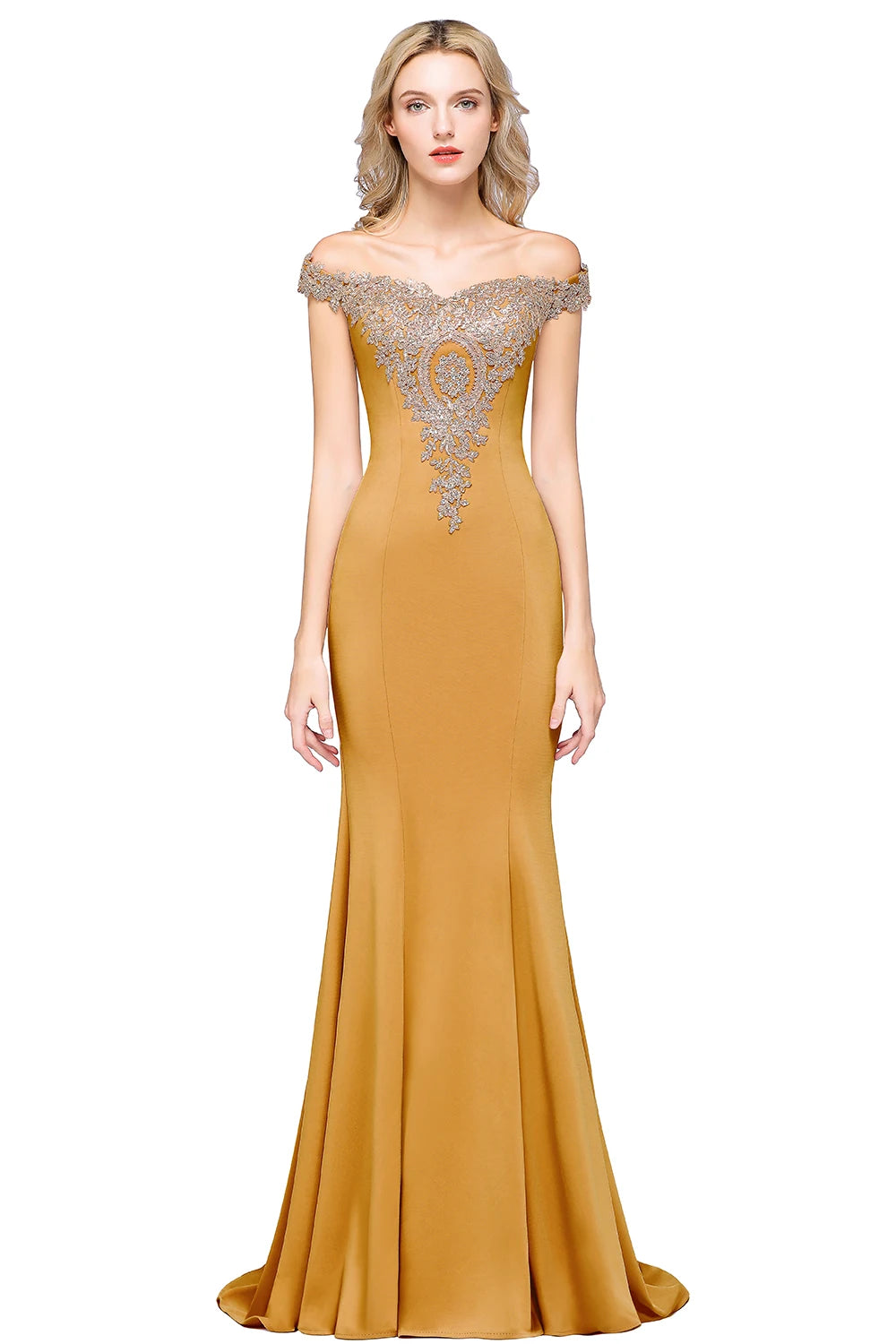 Burgundy Mermaid Satin Evening Dress - Lace Open Back Prom Gown - JStorehub 