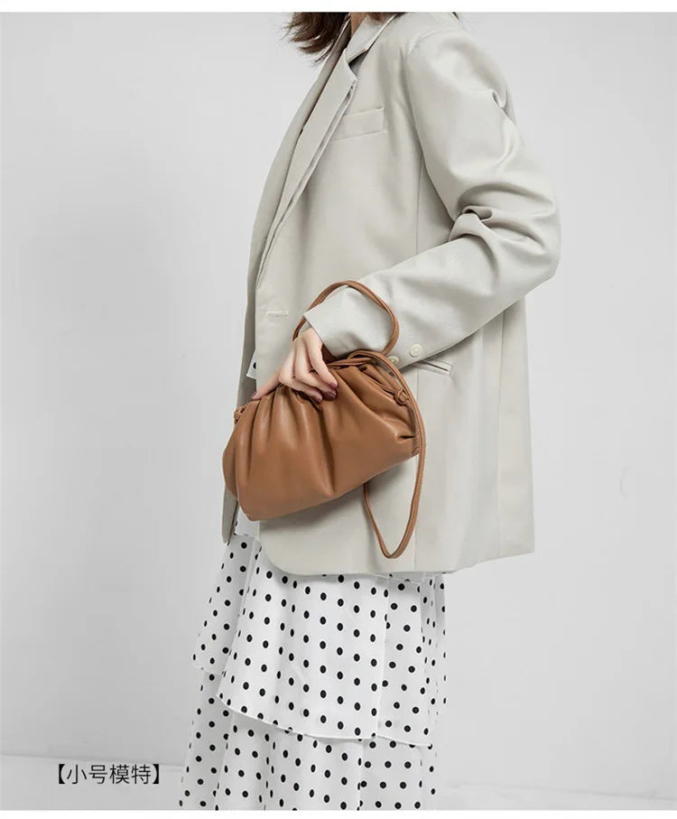 Luxury Soft PU Leather Shoulder Bag for Women - Small Crossbody Messenger Bag - JStorehub 