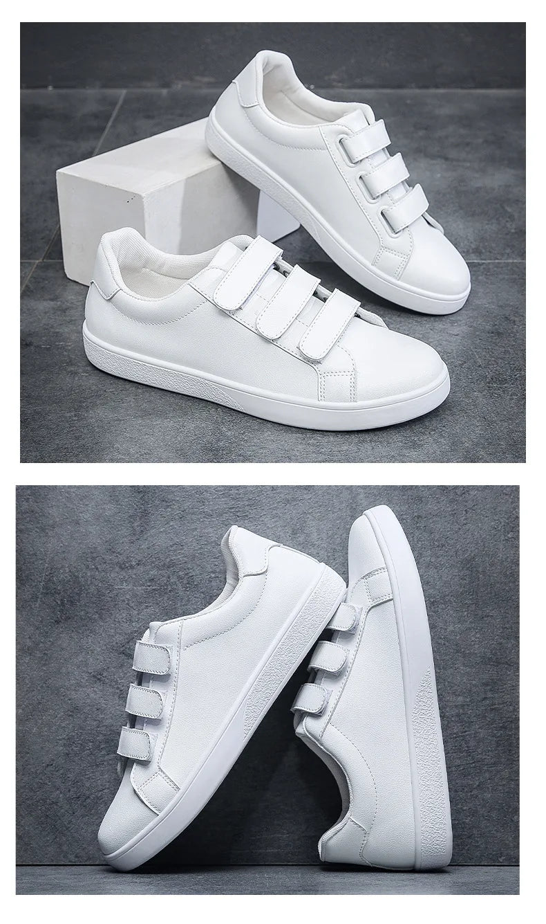 New autumn white shoes Fashion non slip board shoes Outdoor skateboarding loafers comfortable Shoe Flat Male Sneakers Tenis Para