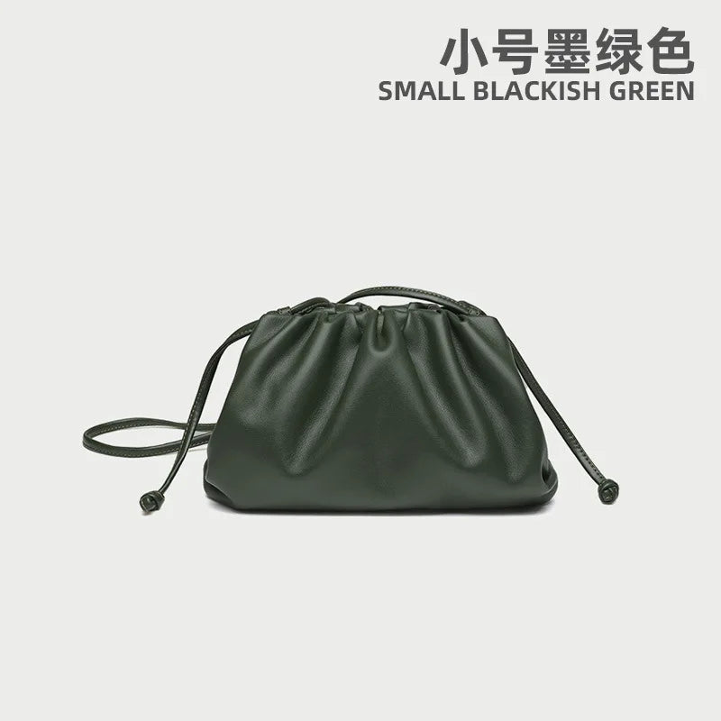 Luxury Soft PU Leather Shoulder Bag for Women - Small Crossbody Messenger Bag