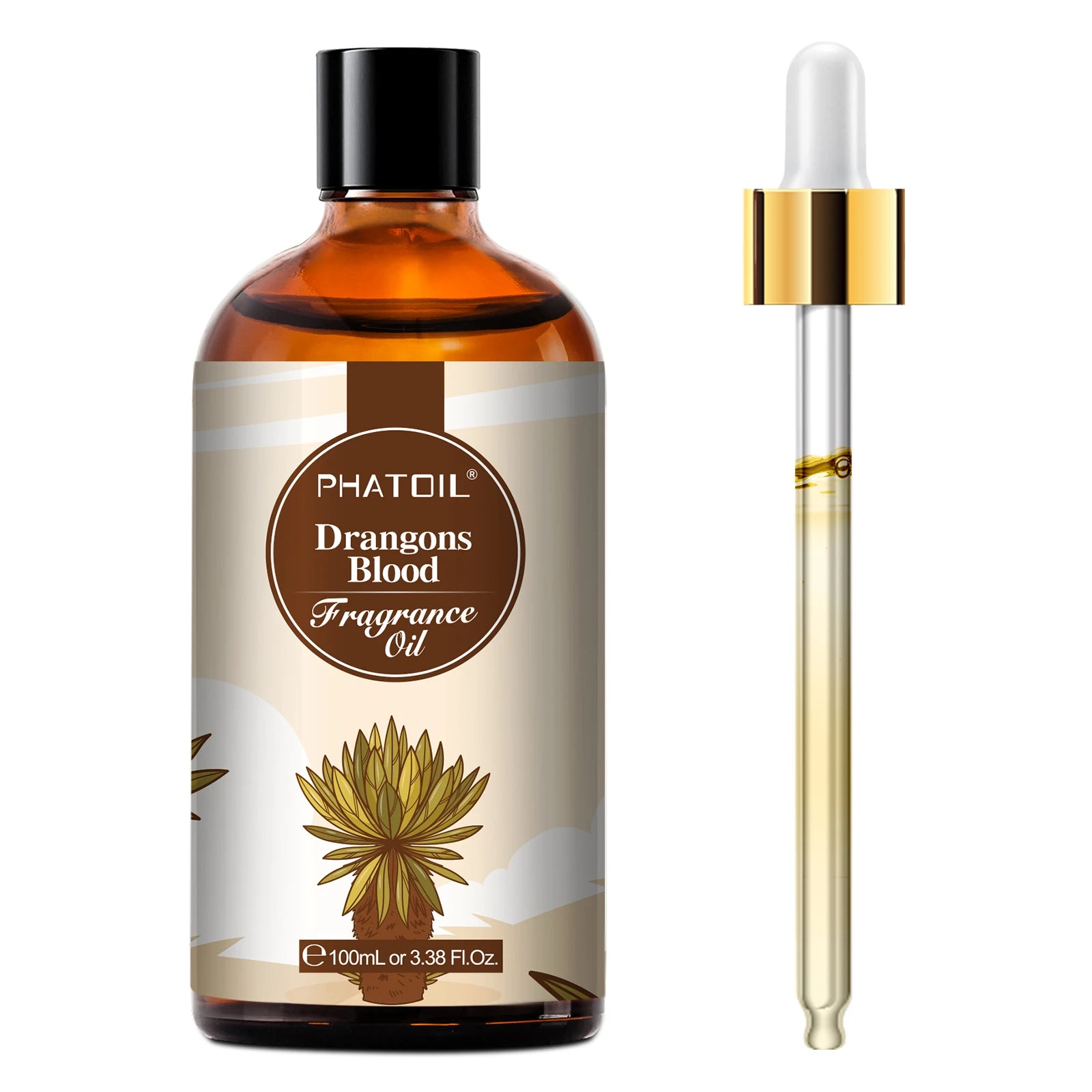 Phatoil 100ml Fragrance Oil with Dropper - White Musk Orange Blossom - JStorehub 