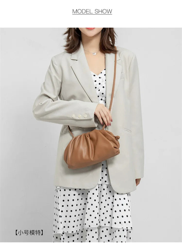 Luxury Soft PU Leather Shoulder Bag for Women - Small Crossbody Messenger Bag - JStorehub 