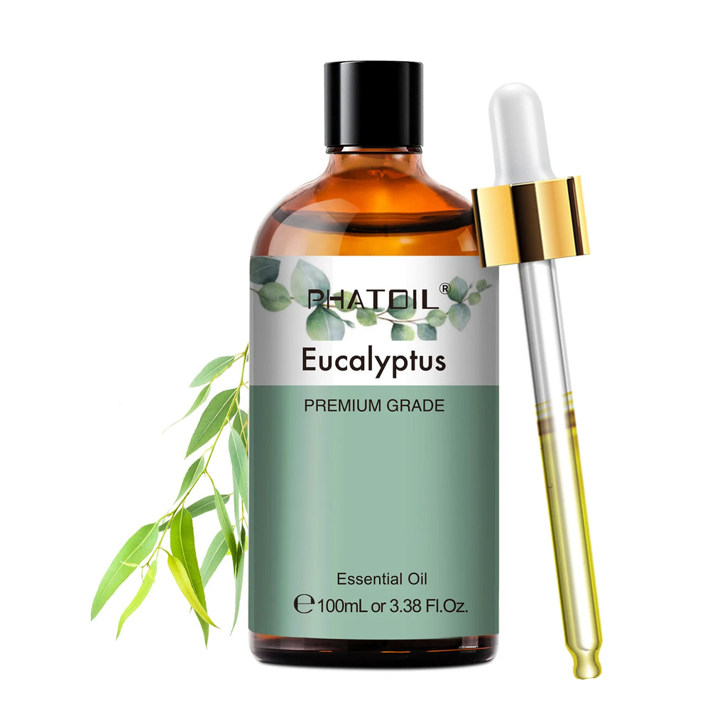 Phatoil 100ml Premium Essential Oil Set - Sandalwood Lavender Eucalyptus - JStorehub 