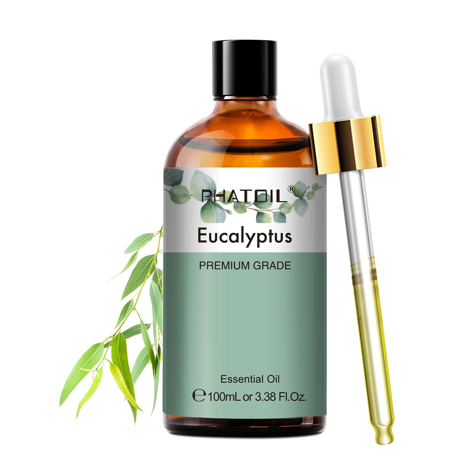 Phatoil 100ml Premium Essential Oil Set - Sandalwood Lavender Eucalyptus - JStorehub 