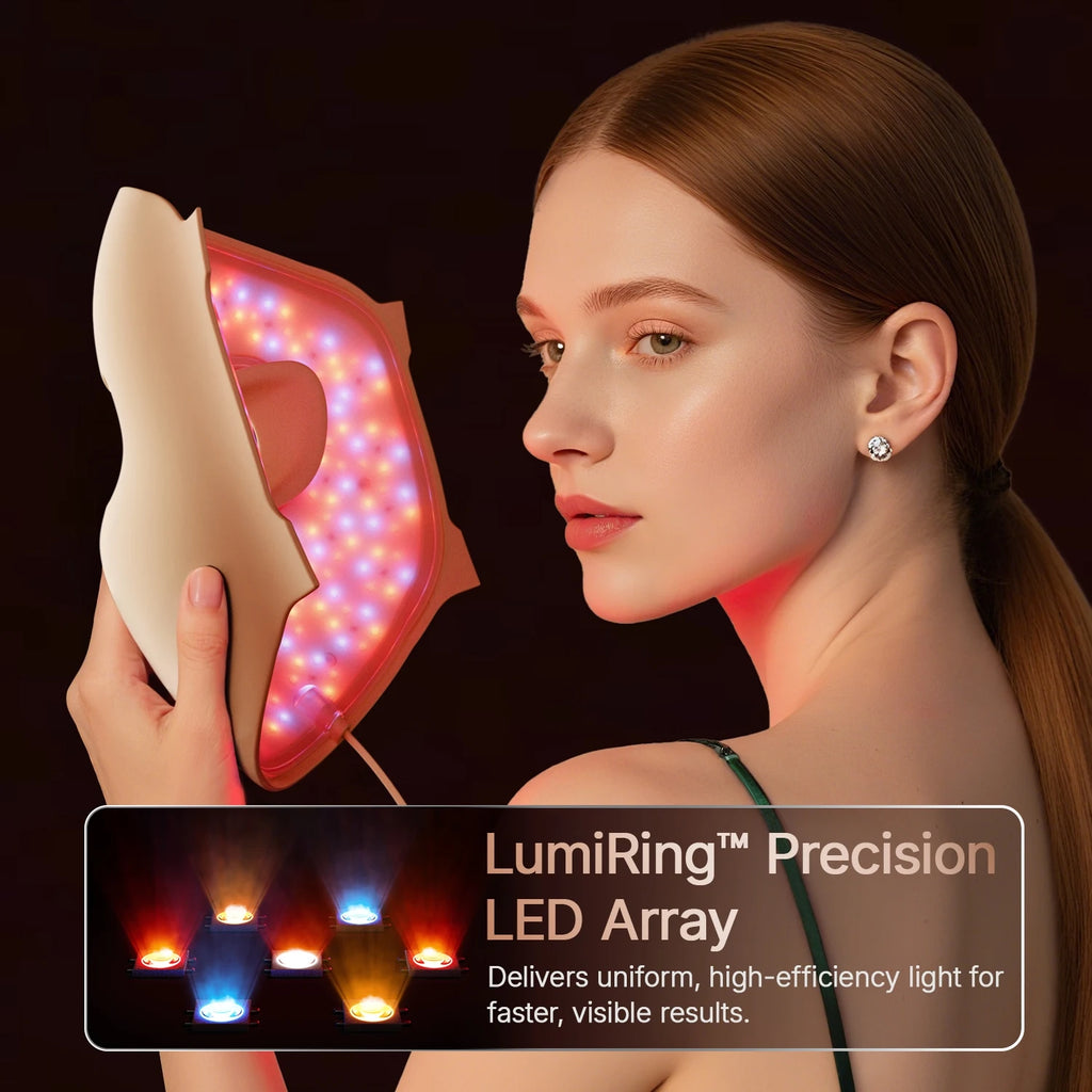 Hello Face M300 4D LED Light Therapy Mask - Anti-Aging & Acne Care - JStorehub 