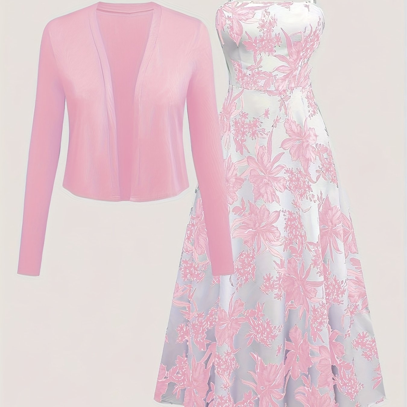Women Dresses - Stylish Two-Piece Floral Set | Salman Store